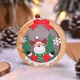 thumbnail image 4 of Adornos Navideños Colgante de Árbol de Navidad con Luz Led onlyliua Papá Noel Muñeco de Nieve Ciervo, 4 of 6