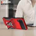 thumbnail image 4 of Case compatible Samsung Z Flip3 Shockproof Magnetic With Ring Holder Cheap and fine, 4 of 5