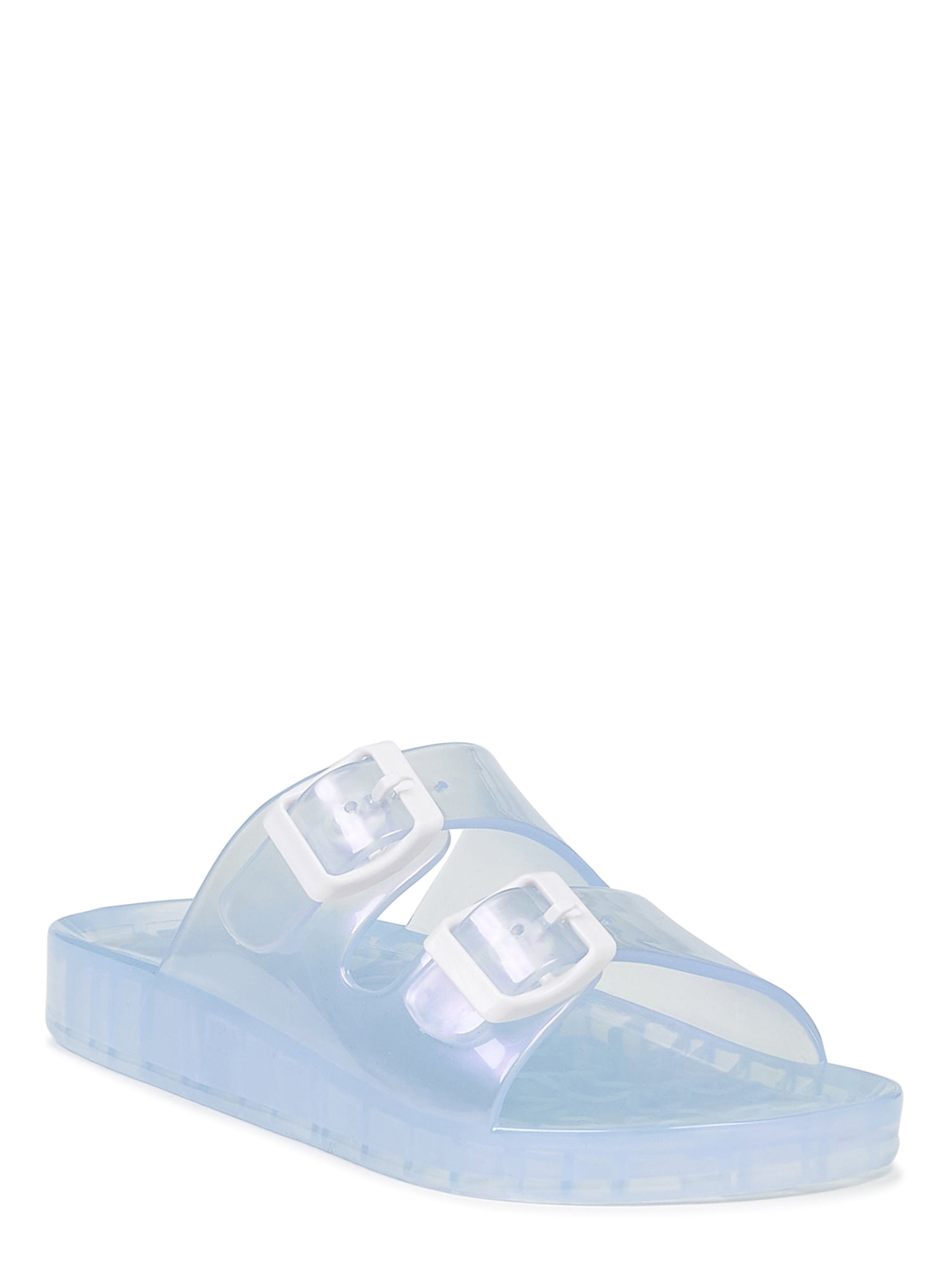 New Wonder Nation Toddler Girl's Jelly Sandals clear glitter size 2,3,4,5,6 