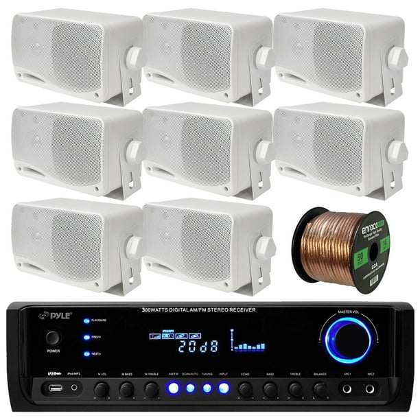 Pyle PT390BTU Bluetooth Digital Home Theater 300Watt Stereo Receiver