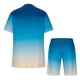 thumbnail image 5 of Mens Pantalones Casuales Cuello Redondo Impresión de Manga Corta Blusa Y Pantalones Cortos Traje, Pantalones de Traje para Hombres, 5 of 5