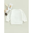 thumbnail image 4 of SAYOO Newborn Baby Autumn Pullover, Long Sleeved O-Neck Letter Print Warm Sweatshirt for Boys Girls, 4 of 9