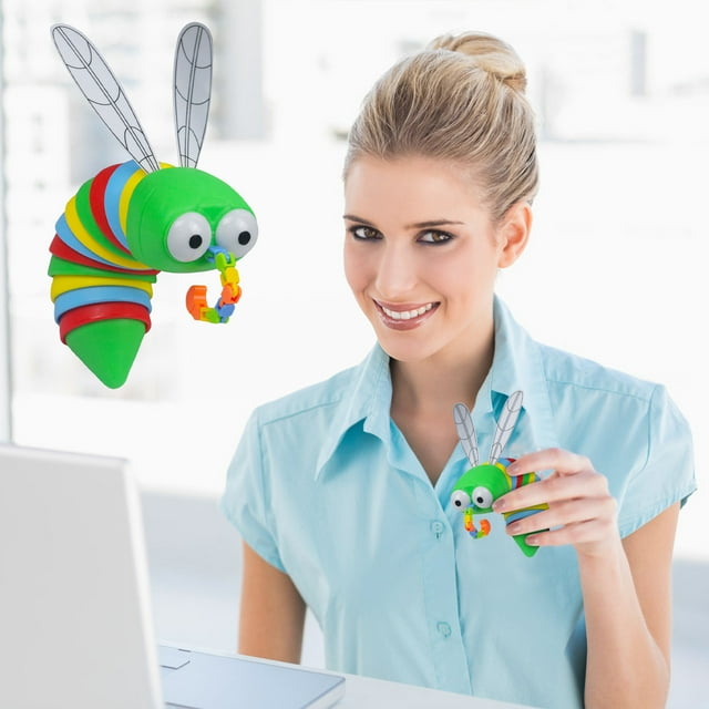 EGNMCR Home Decor, Room Decor, Wall Decor Toy New Decompression Big Mosquito Simulation Model Decompression Toy Unzip the Caterpillar