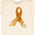 thumbnail image 4 of Inktastic Leukemia Awareness with Orange Ribbon Made of Hearts Boys or Girls Baby Bodysuit, 4 of 5