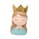 thumbnail image 4 of Figura decorativa con forma de maceta para flores y caras, ideal como adorno o escultura decorativa. Chica, 4 of 9