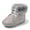 A02/Gray, variant on HsdsBebe Baby Boys Girls Shoes Infant Furry Boots Winter Booties for First Walker 0-18M
