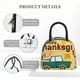 thumbnail image 4 of Fotbe Happy Thanksgiving Day Bolsa de Almuerzo con Estampado, Lonchera Aislada, Contenedor de Comida Reutilizable Tipo Cooler a Prueba de Fugas, 4 of 6