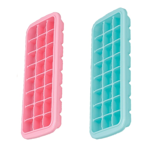 2 moldes para cubitos de hielo caseros-24 rejillas rosa + 24 rejillas verde Vhermosa CPB-US-CJZ160-7