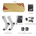 thumbnail image 5 of SAVIOR HEAT Heated Socks for Men Women, Rechargeable Electric Socks with 3 Heating Levels, Winter Warm Socks for Skiing Hiking, 5 of 10