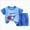 A098-Light Blue, variant on NIEWTR Toddler Baby Boy Girls Summer Short Sleeve Truck Print T-Shirt Tops Elastic Shorts Set 2PcsCasual Outfit Set T-Shirt For 1t 2t 3t 4t 5t 6t Pajamas & Dailywear (Green,18-24 Months)