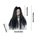 thumbnail image 3 of Xihbxyly Máscara de Fantasma de Halloween, Diseño Realista de Fantasma Femenino, Cabello Largo y Llamativo, Material de Goma Resistente, Perfecta para Fiestas de Disfraces, Casas Embrujadas, Eventos, 3 of 5