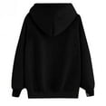 thumbnail image 4 of jsaierl Hoodies for Women Heart Print Hooded Sweatshirt Top Long Sleeve Cozy Comfy Pullover Pocket Drawstring Sweatshirt Valentine's Day Gift, 4 of 7