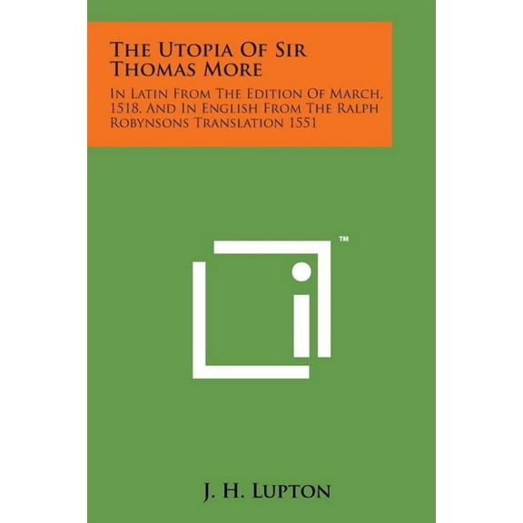 The Utopia of Sir Thomas More (Paperback)