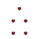 thumbnail image 2 of Collar de mujer Minnieouse con forma de corazón colgante de diamantes de imitación, 2 of 6