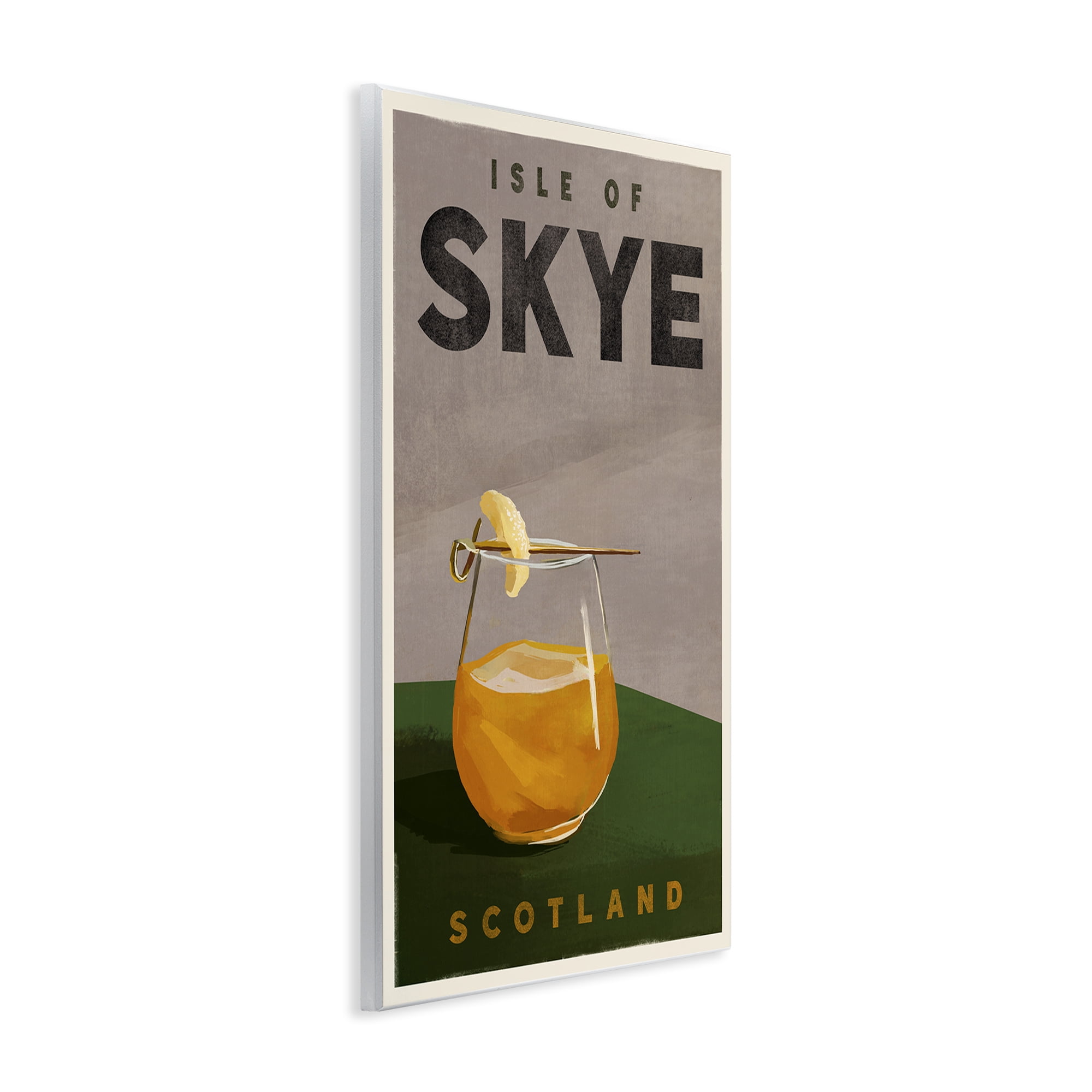 Stupell Industries Isle of Skye Cocktail Food & Beverage Painting Unframed Art Print Wall Art, 13 x 19