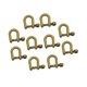 thumbnail image 2 of 10x hebillas de , pasadores de tornillo, sujetadores, llave de grillete, Clips de pulsera de Metal Chian, anillos en D para manualidades, , Bronce, 2 of 8