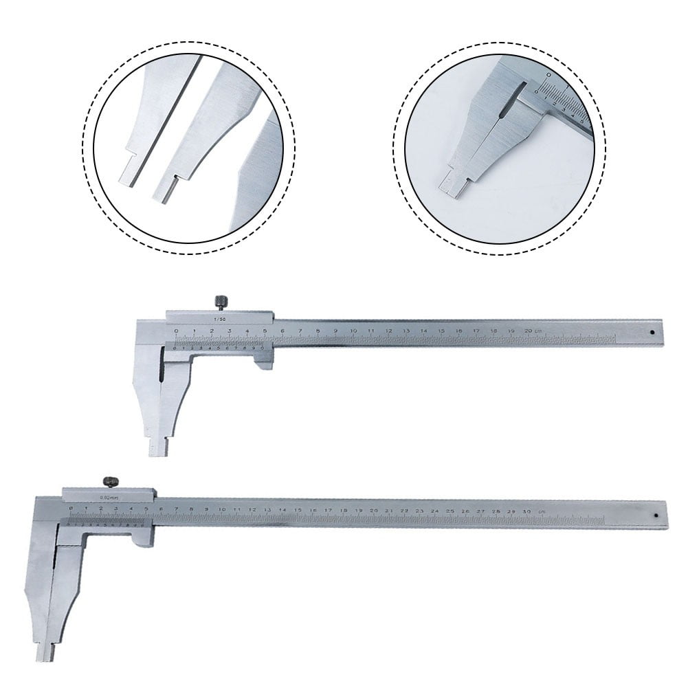Vernier Caliper Steel Vernier Caliper Gauge Micrometer Metric Measuring Tools 200Mm