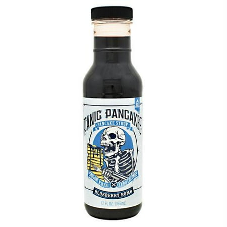 Maine Blueberry Syrup - Sinister Labs Panic Pancakes Pancake Syrup Blueberry Bomb - Gluten Free