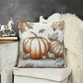 thumbnail image 2 of Fall Pillow Covers Burnt Orange Pumpkin Decor Throw Pillows Case for Couch Maple Leaves Autumn Harvest Indoor Outdoor Decorative Cushion Cases for Sofa Bed Decorations, 2 of 5