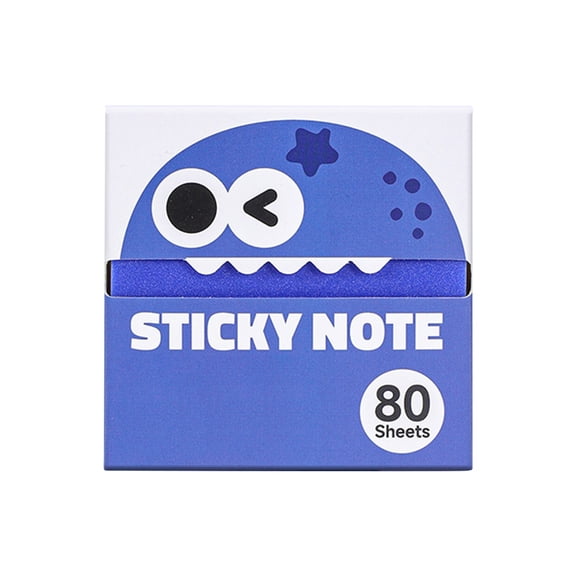 Fruit Pattern Self Adhesive Sticky Note Pads Reminder Message Planner Notepads For Household Office Use