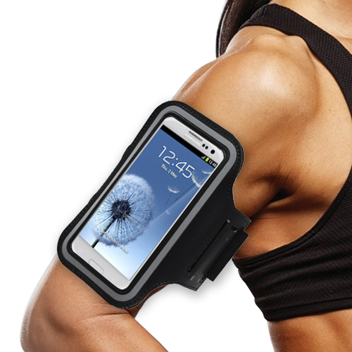 Action Fitness Sports Neoprene Armband - Black - Walmart.com