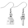 thumbnail image 1 of 1 par Casa Casa Forma Pendientes Pendientes Creativos Joyería de regalo, 1 of 6