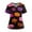 04-Light pink, variant on Printed Scrub Tops Women,Halloween Scrub Tops Plus Size Cute Pumpkin-Headed Bat Printed Short Sleeve V-Neck Nurse Care Worker Uniform Scrub Top,Light pink,L
