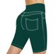 thumbnail image 3 of Pantalones de Yoga con Bolsillos Traseros para Mujeres Pantalones Cortos Elásticos de Secado de Color Sólido, Pantalones Cortos de Yoga de Fitness Y Deportes, 3 of 6