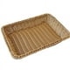 thumbnail image 1 of Cesta de almacenamiento hecha a mano rectangular de ratán, organizador de mimbre, soporte para pan, fruta, verduras, bocadillos, contenedor de alimentos M, 1 of 8