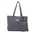 thumbnail image 1 of Bolso Mano Pana para Mujer Bolso Hombro Invierno Con Monedero Bolso Hobo (gris Oscuro), 1 of 7