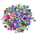 thumbnail image 3 of Jiaroswwei 30Pcs Navel Rings Sexy Decoration Acrylic Colorful Barbell Body Piercing Belly Buttons for Shopping, 3 of 6