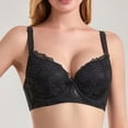 thumbnail image 4 of HVOBTTY Women's Bra Solid Color Lightweight Style Underwire Support Gathered Daily Wear, L, 4 of 4