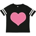 thumbnail image 3 of Inktastic Pink Heart (stitch Border) Girls Toddler T-Shirt, 3 of 5