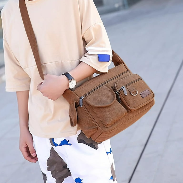 Aresland Women's Messenger Bags High Quality Women Canvas Crossbody Messenger Sh