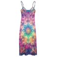 thumbnail image 5 of Kaleidoscope Mandala Colorful Floral Boho Sleeveless Dress Woman Fashion Long Dresses Women's Summer Suit Dress Summer 2025 Women, 5 of 7