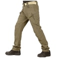 thumbnail image 3 of SDJMa Men's Snow Ski Hiking Cargo Pants Outdoor Waterproof Windproof Softshell Fleece Snow Pants, 3 of 7