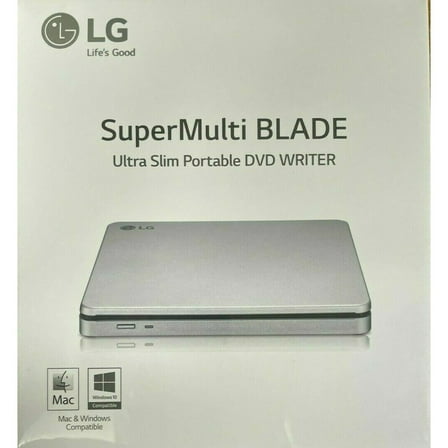 LG GP60NS50 External DVD-Writer, Silver