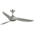 thumbnail image 3 of Conte Collection 52-in Three-Blade Brushed Nickel Contemporary Ceiling Fan with Silver Blades, 3 of 4