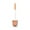 Orange, variant on Toilet Brush with Long Handle, Brush and Holder Set, Toilet Cleaner Silicone Brushes Suitable for Bathroom Cleaning (Gray)