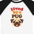 thumbnail image 4 of Inktastic Pug Dog Loved by a Pug Boys or Girls Toddler T-Shirt, 4 of 5
