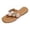 A-Brown61, variant on Womens Flat Slide Glam Sparkly Sleek Open Toe Slip On Footbed Rhinestone Flat Slide Summer Beach Vacation Sandals For Aldies