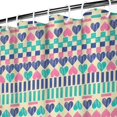 thumbnail image 3 of Waterproof Bohemian Shower Curtain 72x72 Inch Boho Style Polyester Unique Shower Curtain for Bathroom Hotel Home Decor with 12 Plastic Hooks, 3 of 5
