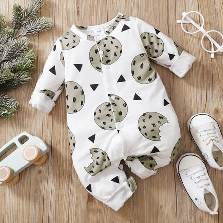 

Zelic Clearance Baby Boy s Clothing Fall Winter Clearance Toddler Kids Baby Long-sleeved And Long-legged Romper Cow Bottle Fart Suit White