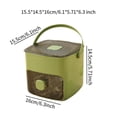 thumbnail image 2 of Abbracc Tray 48 Grid Ice Box Ice Making Tool Reusable Box with Lid Ice Green, 2 of 9