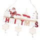 thumbnail image 1 of Etiquetas colgantes navideñas Macarena madera con campanas 22 cm x 0,5 cm x 16 cm, 1 of 8