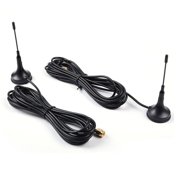 PIT66 Magnetic Police Antenna Black Kit 2 Pcs Fit for P71 Crown Victoria 3-3/4"