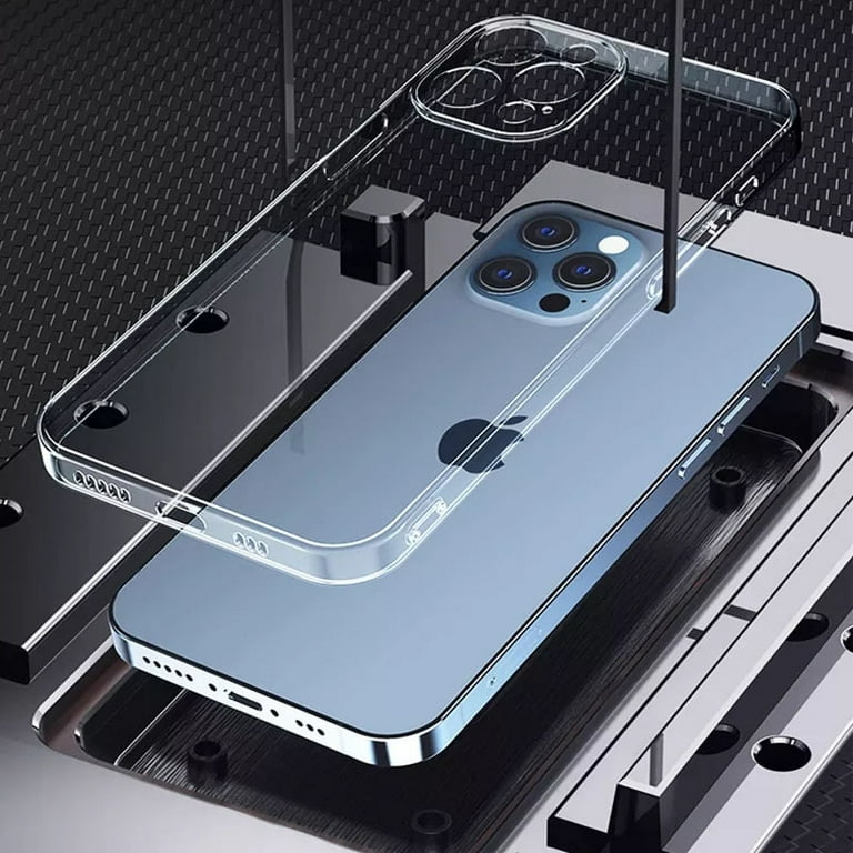 Luxury Square Clear Tpu Case For Iphone 11 12 13 Mini Pro Max Soft