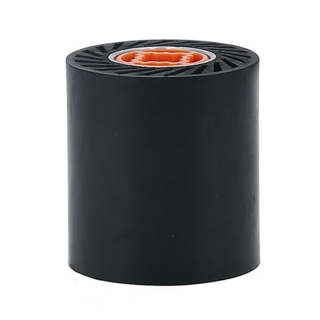 

Rubber Polishing Wheel for Wire Drawing Machine 90mm Outer Diameter 100mm Thickness 25.4mm Cross Aperture 19mm Round Hole Black Aluminum Core Sand Roller for Grinding and Polishing