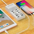 thumbnail image 3 of HomeLife 10 Ports USB Fast Charging Station Power Adapter Phone Tablet Camera Charger Hub, 3 of 10