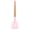 Pink, variant on Farfi Slotted Turner High-temperature Resistant Non-stick Hollow Silicone Spatula Steak Frying Spatula Kitchen Gadget (Dark Gray)